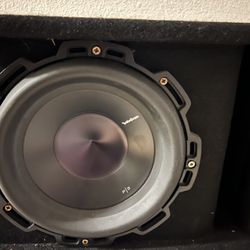 Rockford P3 10 Subwoofer With Box 
