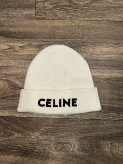 Celine Cream Beanie 