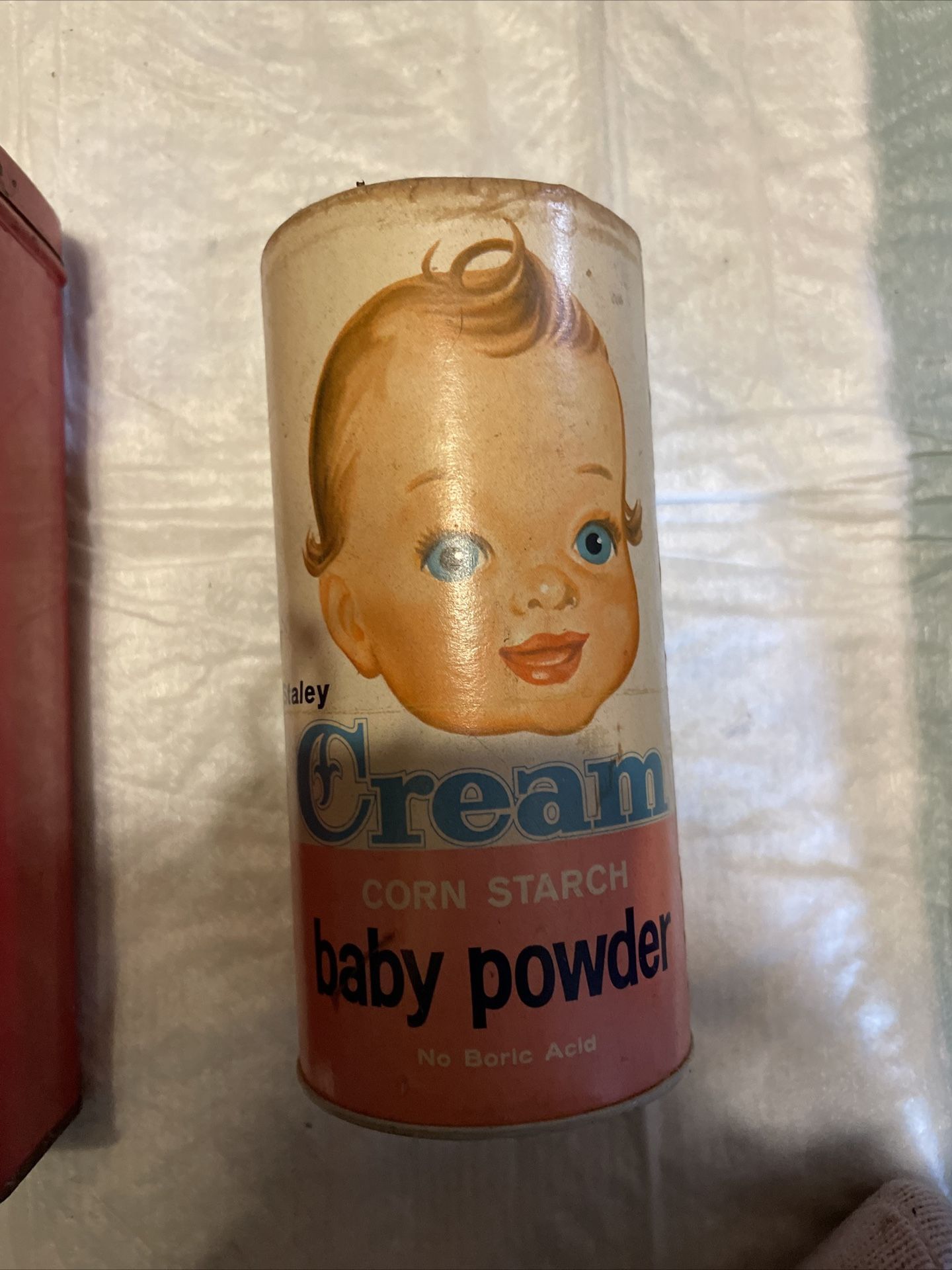 Cream Baby Powder