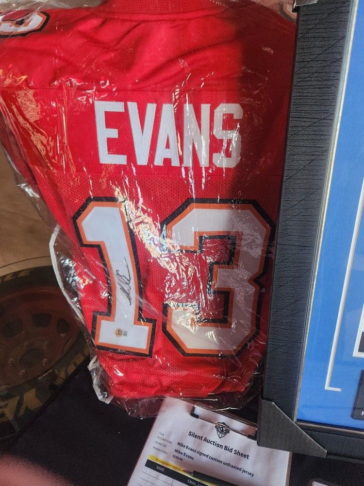 Mike Evens Signed