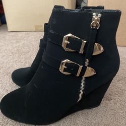 New Black Heel Boots