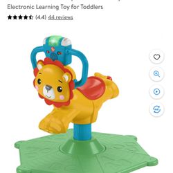 Fisher Price Bounce And Spin Lion
