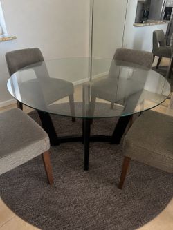 Glass table no chair