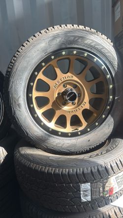 20 Methods Bronze Wheels With Tires 275/60/20🛞 6x135 