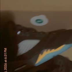 Size 4 Jordan 5 Retro "Aqua" sneaker