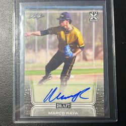 2020 Leaf Rookie Marco Raya Auto