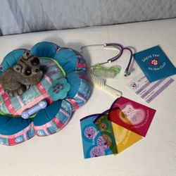 American Girl Helping Paw Pet Care Clinic Set with Plush Dog & Accessories – 18” Doll