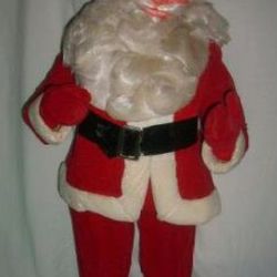 Vintage 3 Ft Santa