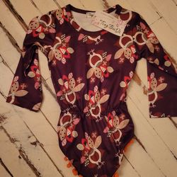 New Thanksgiving Out Girls 4t Romper
