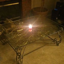 Glass Coffee Table (Firm Price)