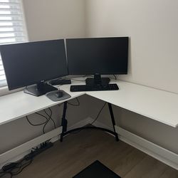 1 ASUS  VA275 Monitor & Computer Desk