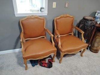 Louis XV / Rococo design featuring curved chair