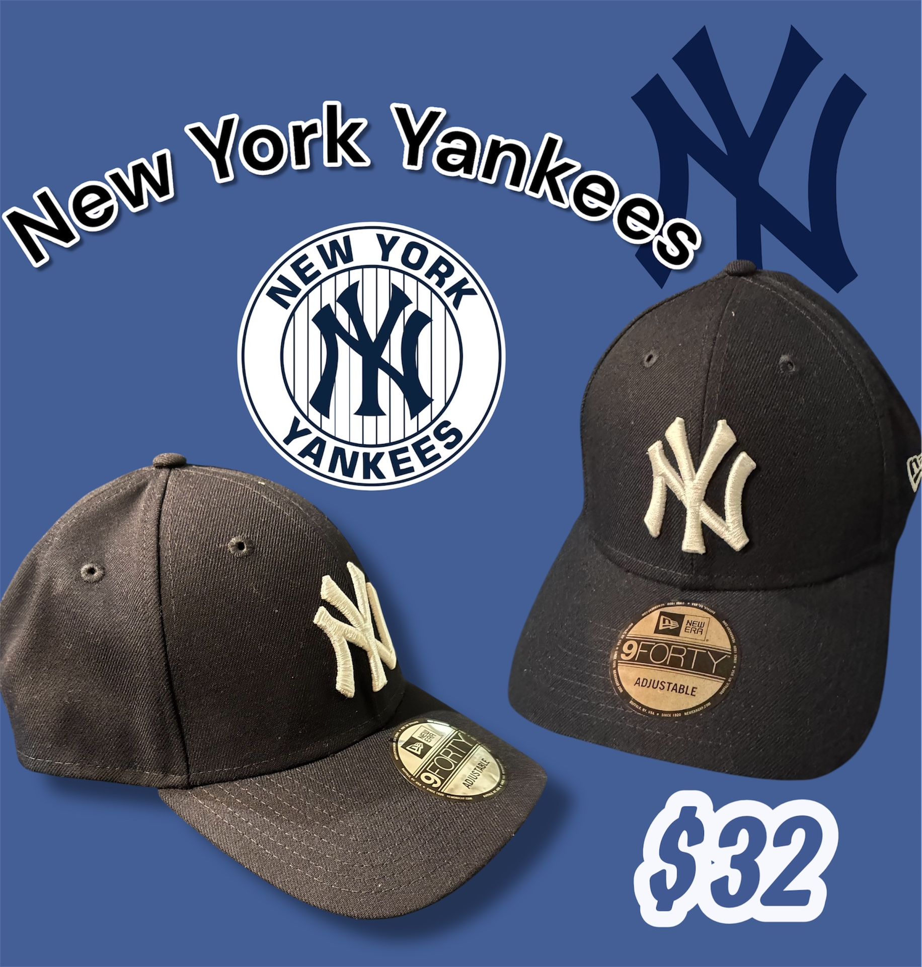 New Era New York Yankees Navy & White 9Fifty Snapback Cap 