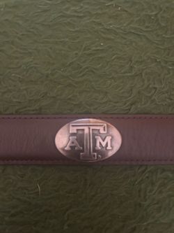 🤎 Zep-Pro Texas A&M Aggies Leather Belt — Size 36