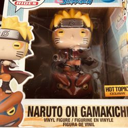 Naruto On Gamakichi Hot Topic Exclusive Funko Pop