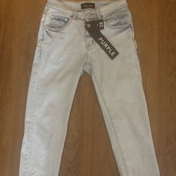 Purple Jeans Size 28