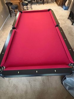 8X4 3pc slate pooltable