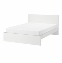 Queen Bed Frame + Mattress – Like New – $150