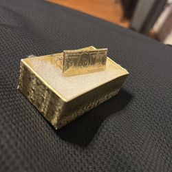 100$ bill double finger ring