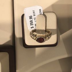 14K Birthstone Ring