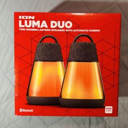 New ION Luma Duo Lantern Speaker Pair