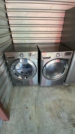 LG Front-Load Washer and Dryer Set