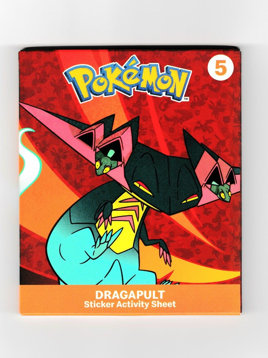 DRAGAPULT CARDS POSTER STICKERS | DRAGON DISCOVERY #05 | MCDONALDS POKÉMON 2025