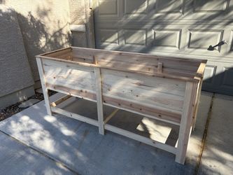 2x6 Foot Large Cedar Planter Box