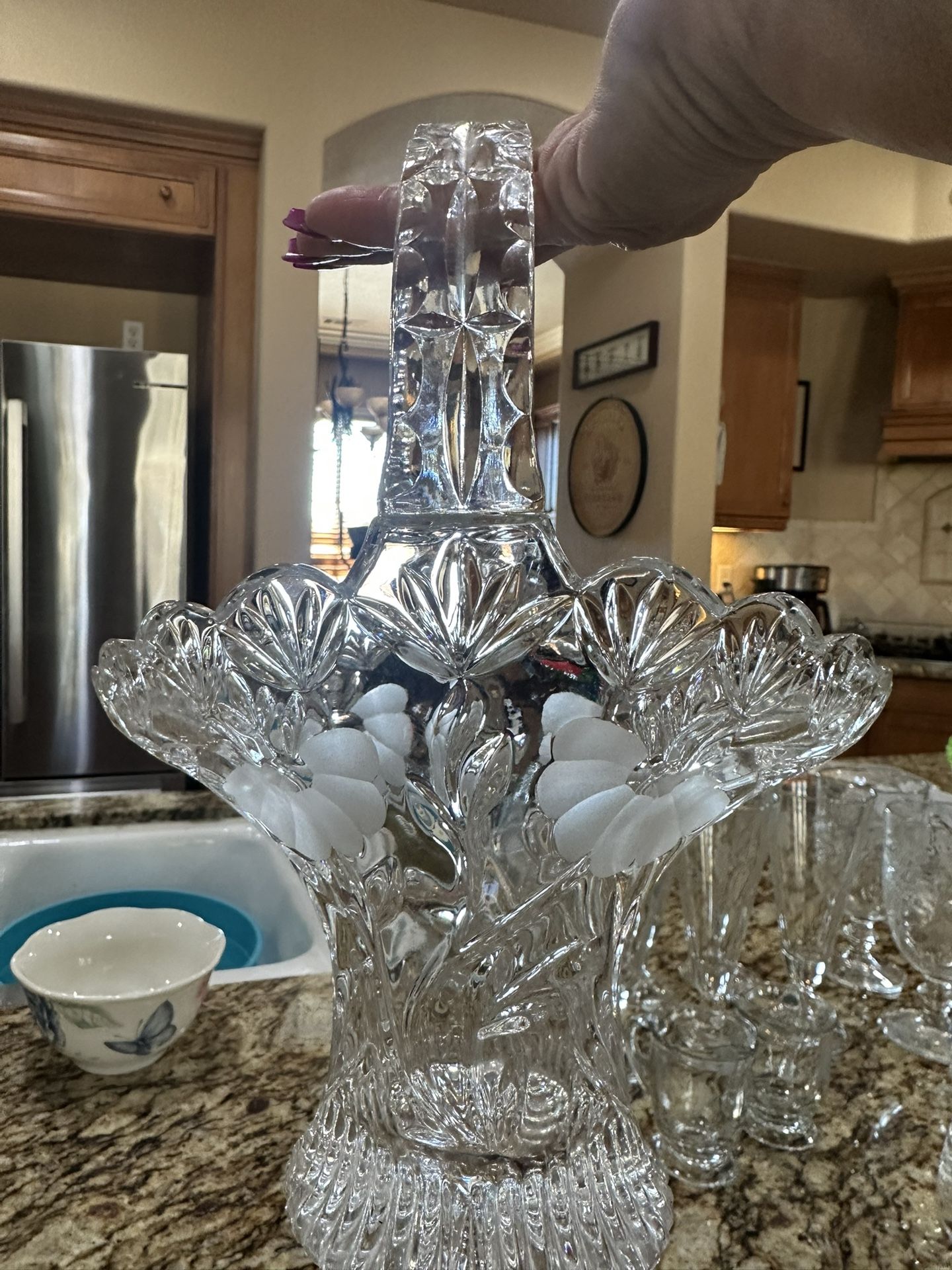 Princess House, Krystal Basket, Heritage Design38.00