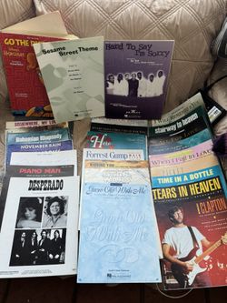 Piano Music, Books And Sheet! Christmas Too! 