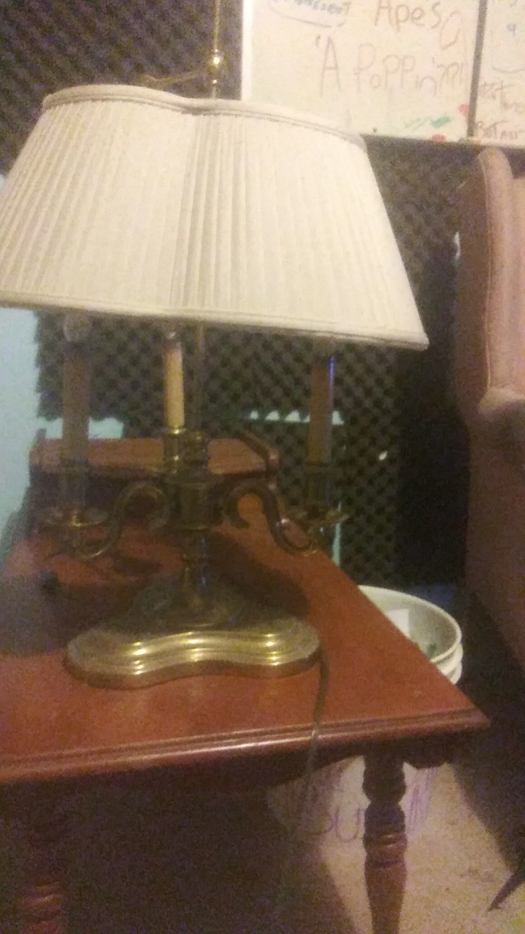 Antique desktop lamp
