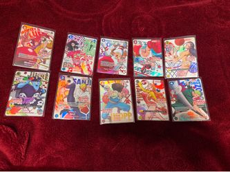 One piece round1 promo full set of 10  playing cards