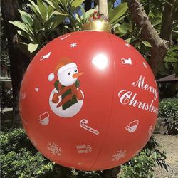 24 Inch Giant Christmas Inflatable Balls (never Used )