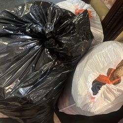 Bags of women clothes