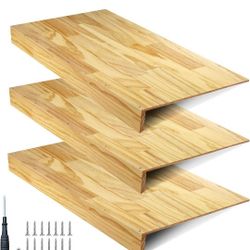 16 * 36 in Wooden Wire Shelf Cover 3 Removable Pantry Shelf Cover Wire Rack Covers 