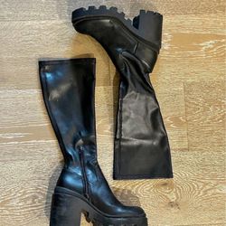 Black boots