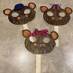Goldilocks and the Three Bears storytelling masks