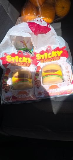 Sticky Burger Toy Set – 2 Pack