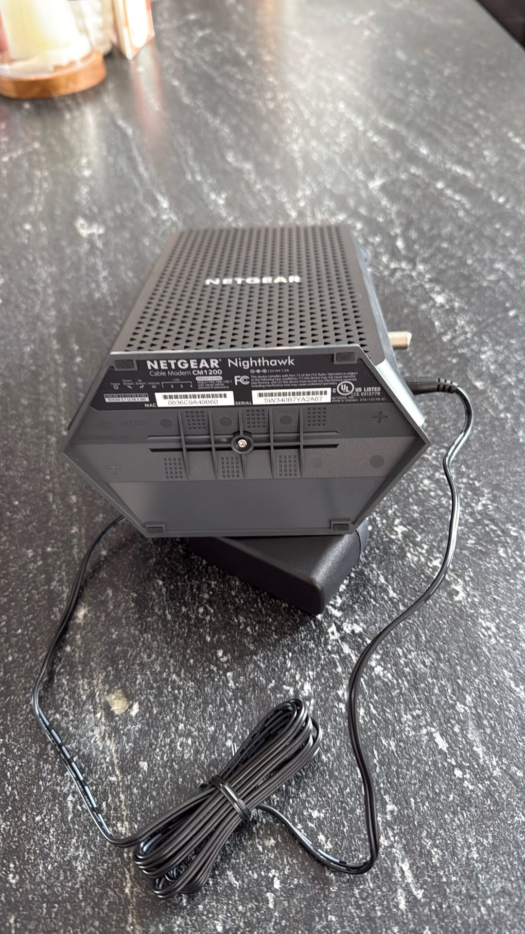Netgear CM 1200 Gigabit Modem