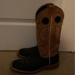 Justin Stillwater Black Boots Size 8 D