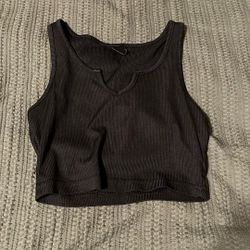 Black Crop Top 