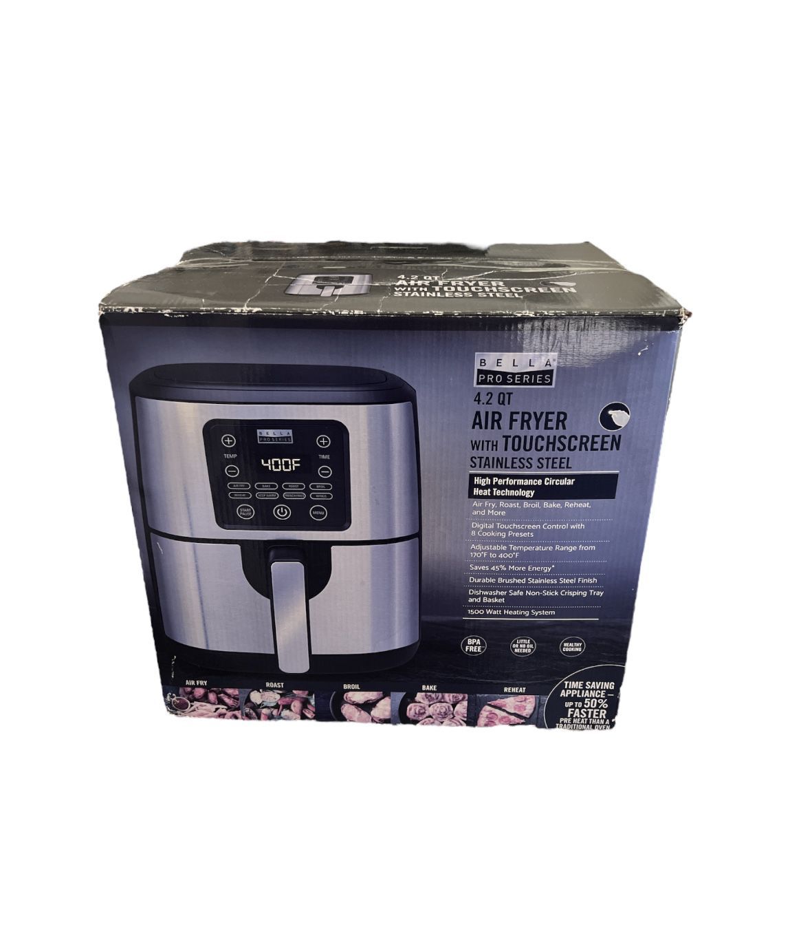 Air Fryer Bella Pro Series 4.2 QT With Touchscreen