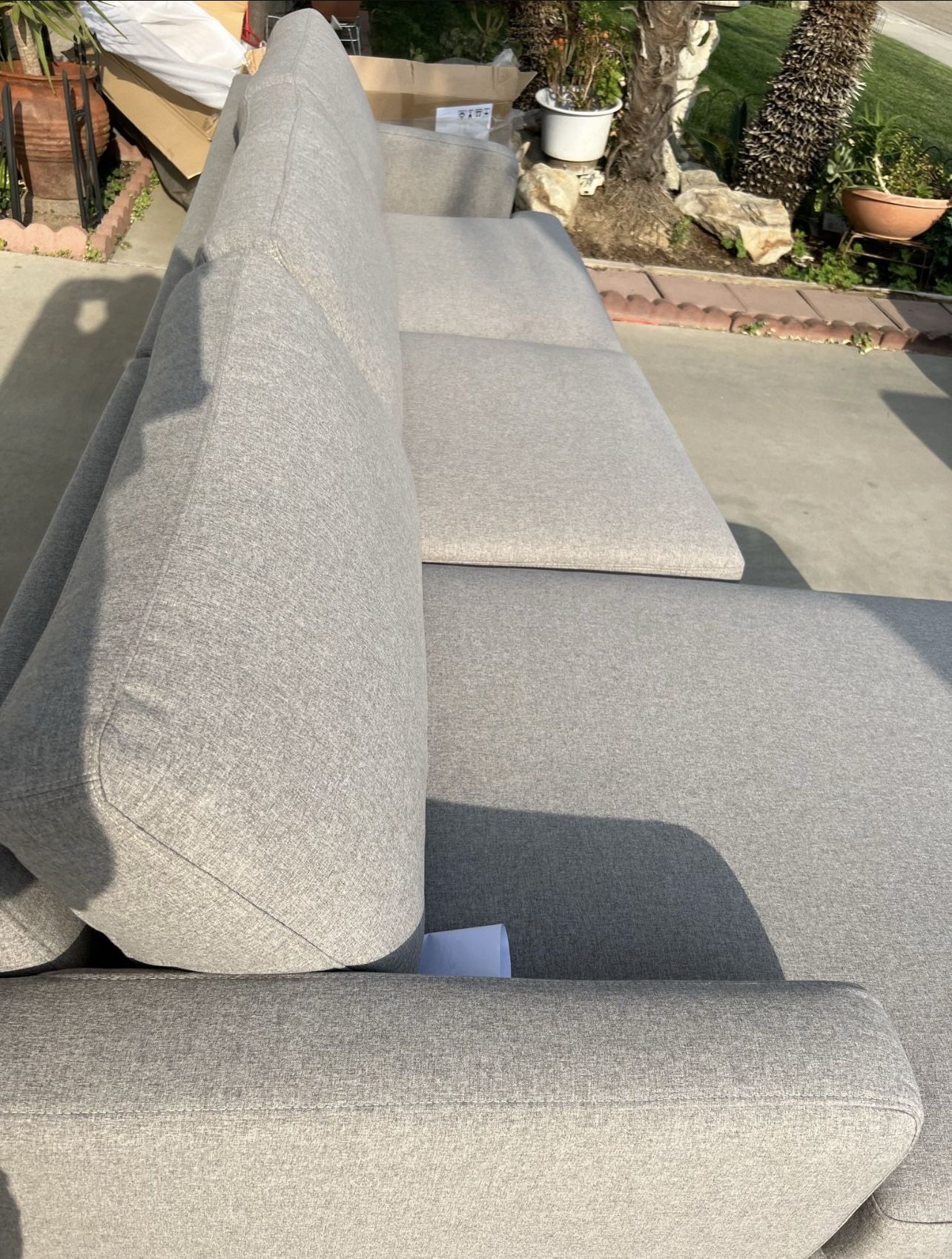 Brand New. Large Sectional Sofa. Mid Century Design $799