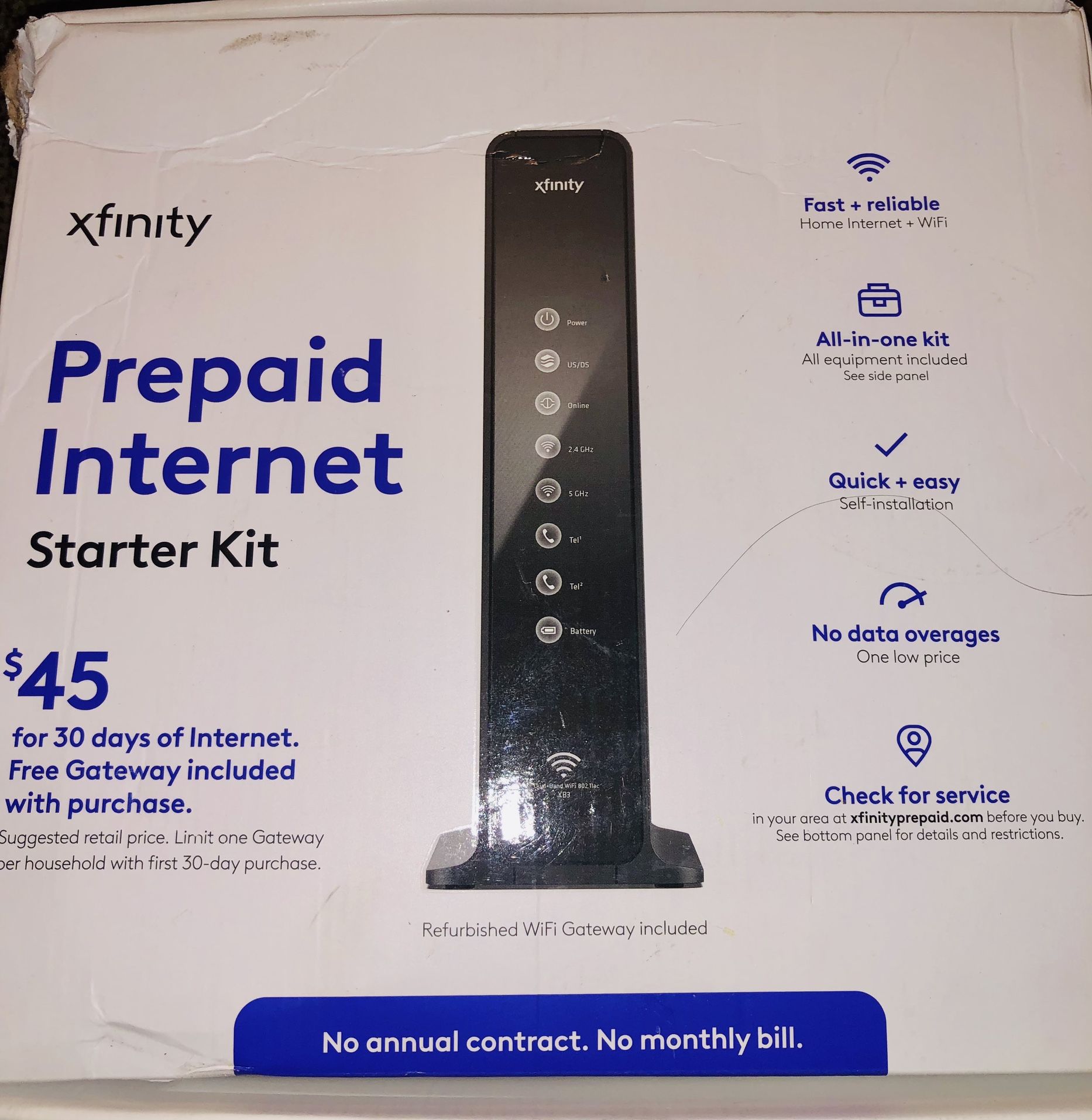 Xfinity Prepaid Internet Modem/Router