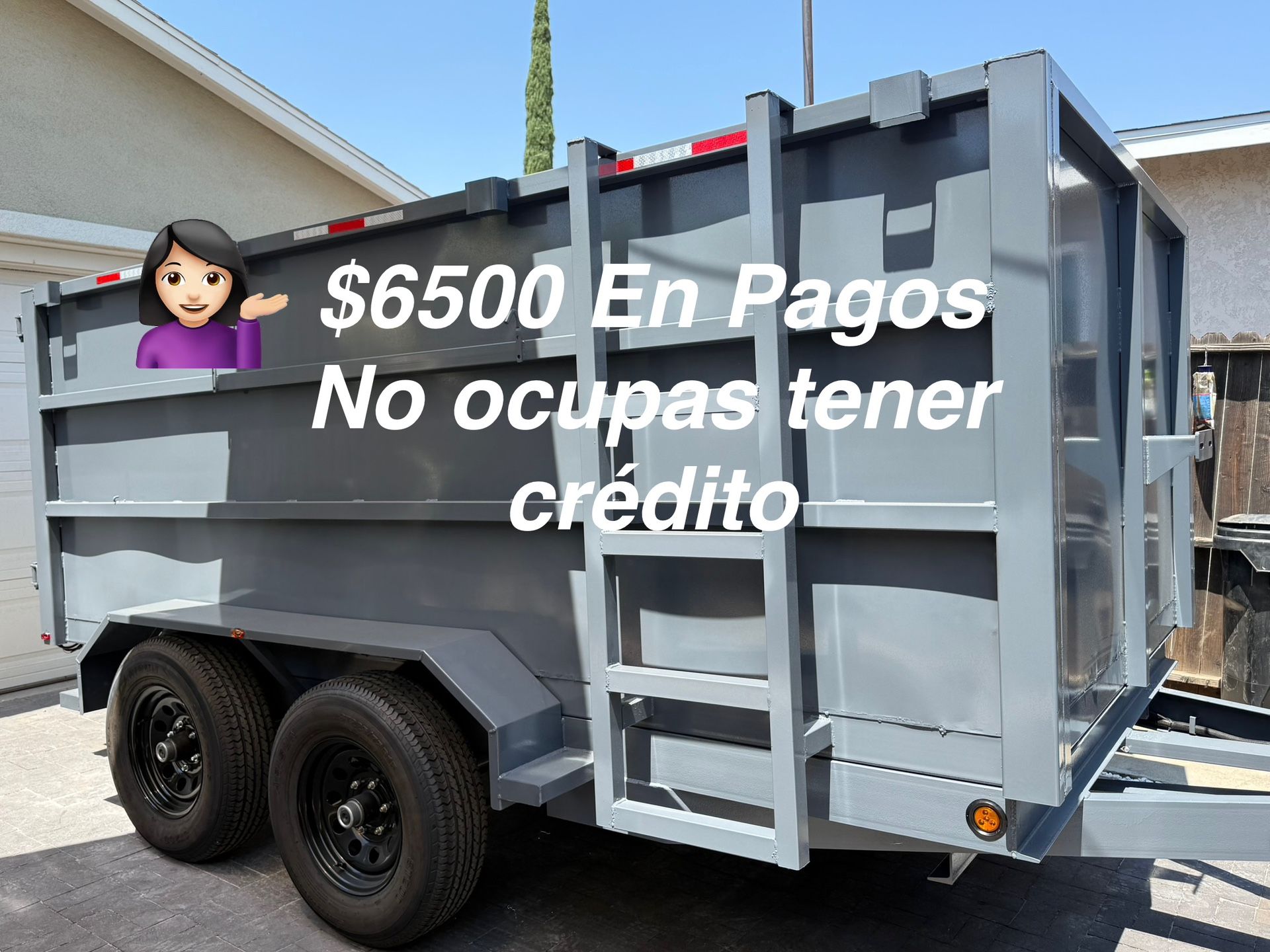 New 8x4x12 Hydraulic Dump Trailer 