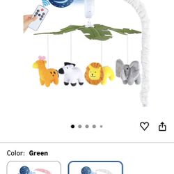 Crib Mobile With Remote Control 