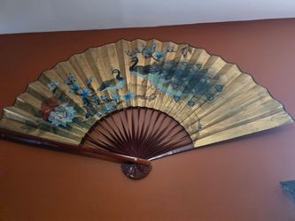 Decorative folded fan