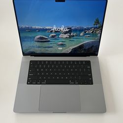 MacBook Pro M1 Pro 10-Core CPU and 16-Core GPU 16" (Late 2021) 512GB SSD