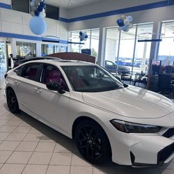 Civic With pink Interior