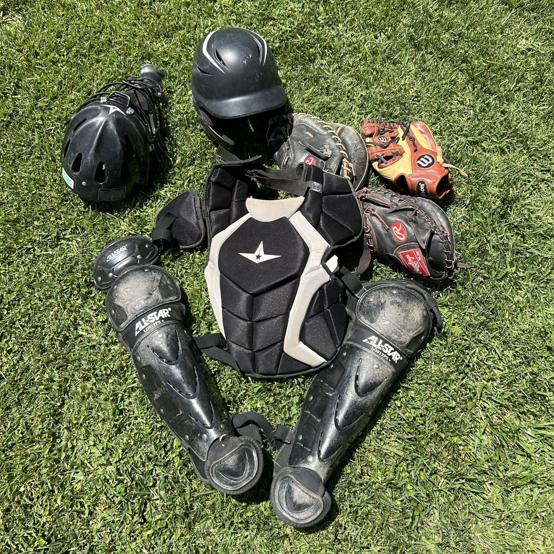Baseball Catchers Gear, Gloves